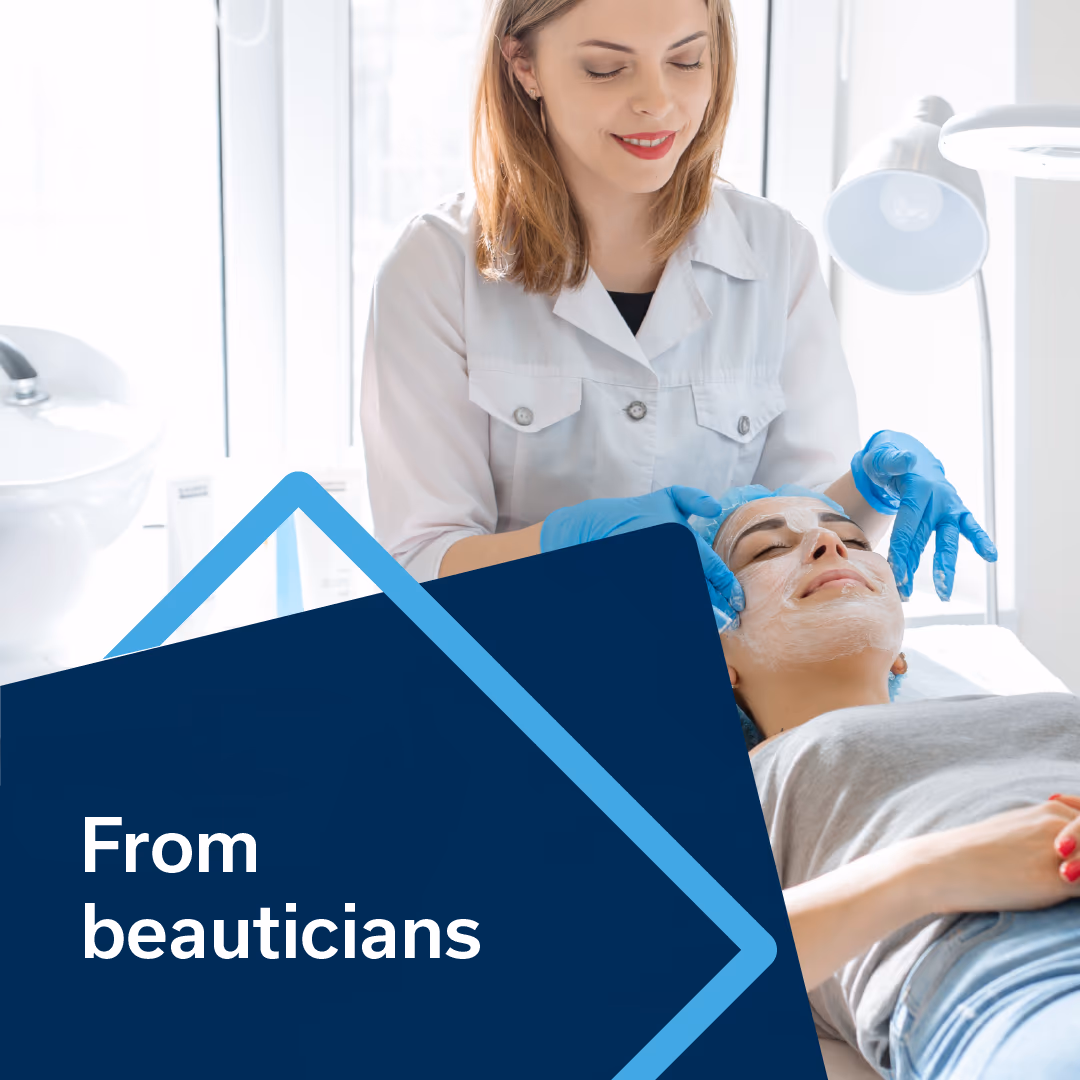 Steadfast campaign creative for beauticians
