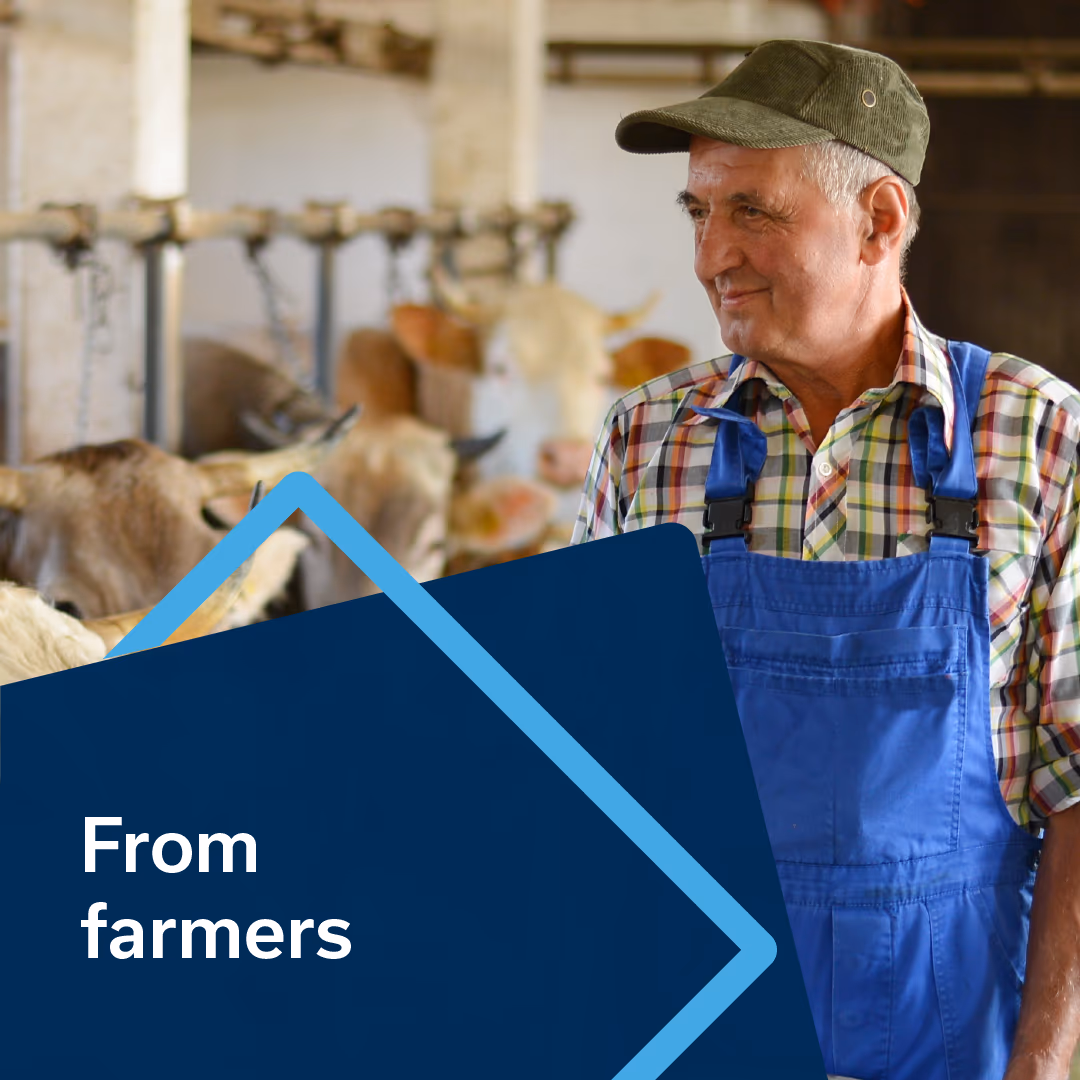 Steadfast campaign creative for farms and agribusiness