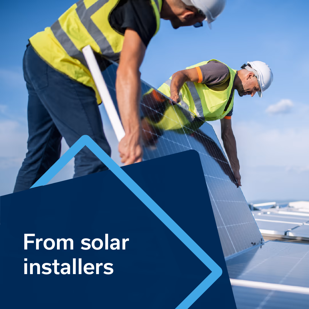 Steadfast campaign creative for solar installers