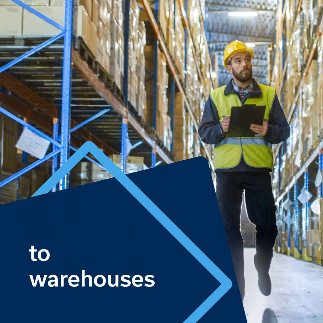 Steadfast campaign creative for warehouse and logistics operators