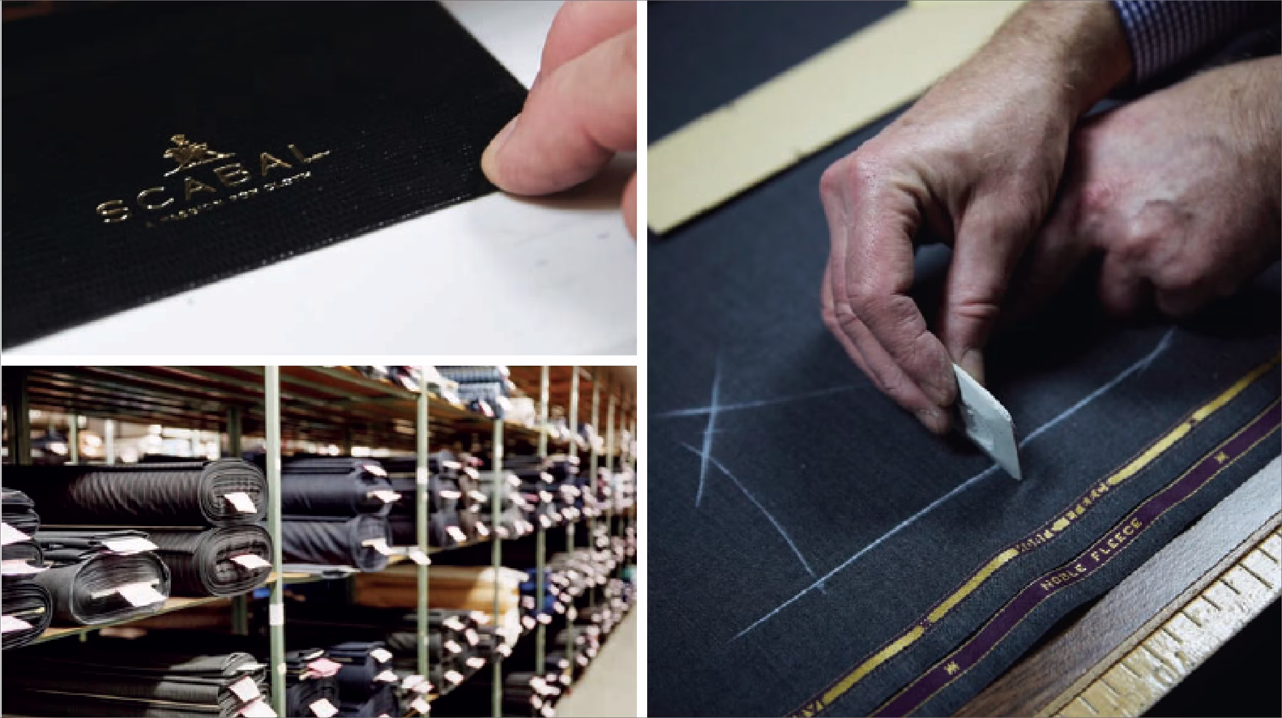 Scabal master weaver at the original mill